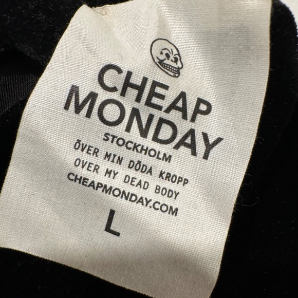 Cheap Monday Velvet  Black Dress - Picture 3 of 9